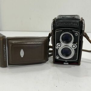 二眼カメラ Yashicaflex Yashikor 1:3.5 f=80mm ケース付 ジャンク品