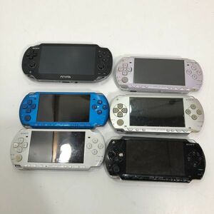 【6台】PSVita PSP PCH-1100 本体 PSP-3000 PSP-2000 PSP-1000 プレステ play station ジャンク品