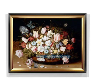 Art hand Auction 새제품★매우 아름다운 꽃 유화 그림 60*40cm, 그림, 오일 페인팅, 정물화