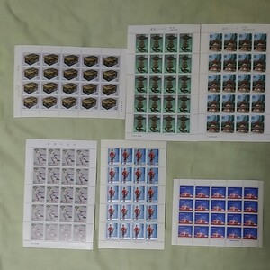 A 額面5000円 60円40円20円10円 未使用切手シート