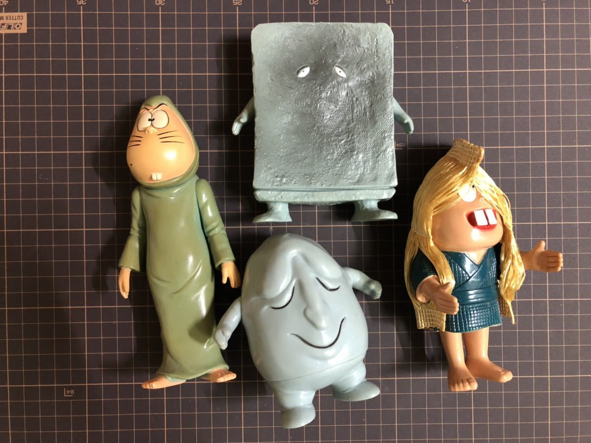 1986年製の日本製ゲゲゲのキタローの下駄ケリキタローぬりかべの