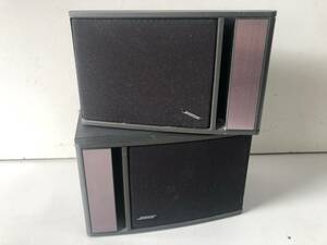 ⑦◆BOSE ボーズ◆音響機器 オーディオ機器 MODEL 100J コンパクト スピーカー ペア COMPARABLE WITH Speaker ブラック/黒 