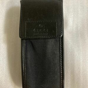 GUCCI 携帯ケース　ブラック　中古品