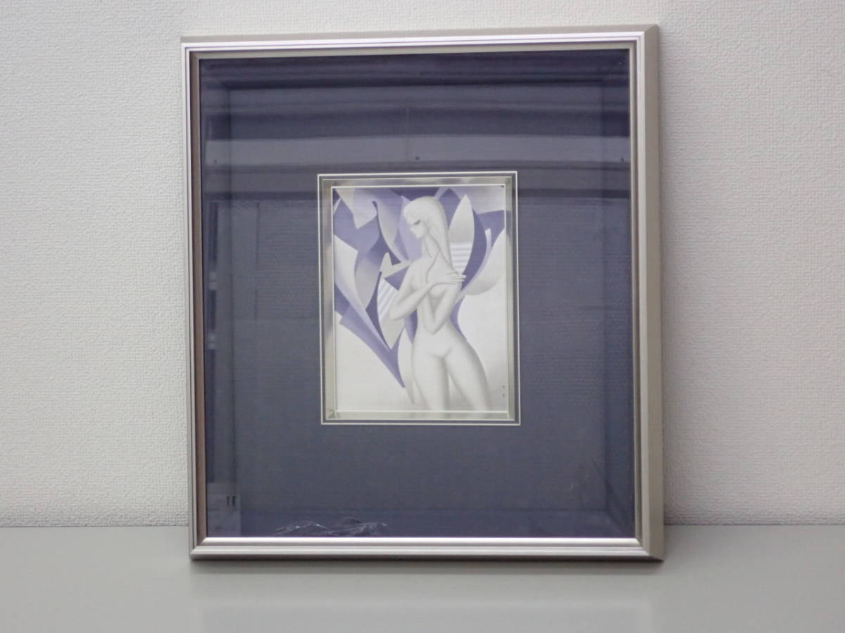 感謝価格 望月一雄作 陶板画 陶板画 美術品 「落書き」 九谷焼 絵画