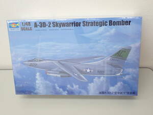 プラモデル-48；【未開封】 1/48 「A-3D-2 Skywarrior Strategic Bomber」 アメリカ海軍 スカイウォーリアー TRUMPETER トランペッター★