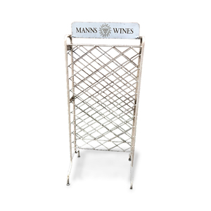 [ Vintage iron wine rack stand ] inspection : car Be Schic gardening furniture retro Vintage display pcs signboard 