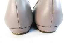 カルペスタビレモルビド パンプス プレーントゥ フラットシューズ ぺたんこ靴 レディース 38サイズ グレー CALPESTABILE MORBIDO_画像2