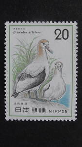 記念切手　『自然保護シリーズ・アホウドリ』　20円