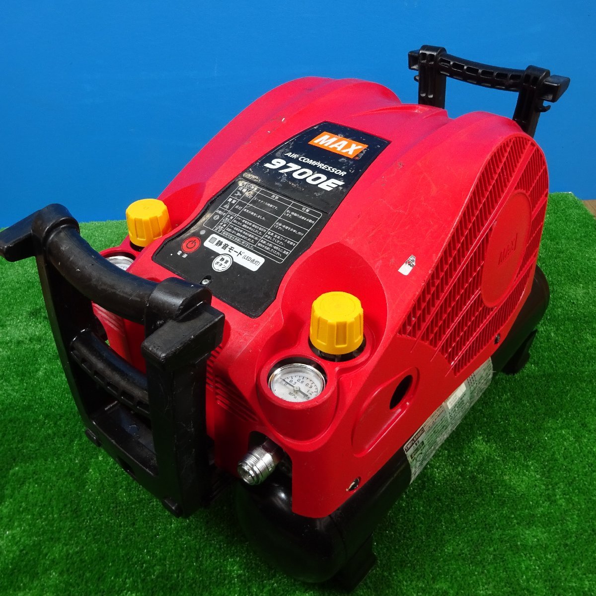 保障できる AKHL9700E MAX スーパーエアコンプレッサ 高圧 常圧兼用機