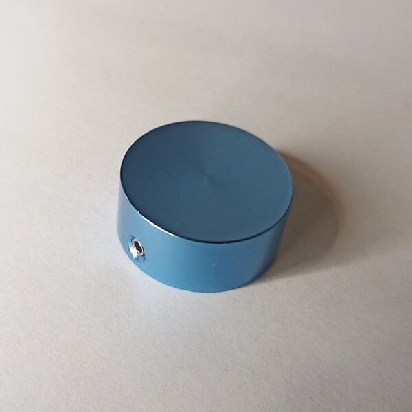 アルミニウム製 フットスイッチハット ブルー / Footswitch Hat Blue 23x10mm