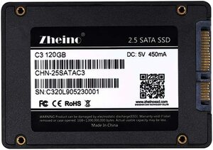 「バルク新品」Zheino SATA SSD 120GB 内蔵SSD C3 2.5インチ 7mm厚 3D Nand 採用 SATA3 6Gb/s
