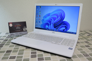 【高速Core i7第6世代+メモリ8GB★爆速新品SSD512GB】富士通 AH50/X 最新Windows11+Office2019 H&B ★Webカメラ/HDMI/Wi-Fi
