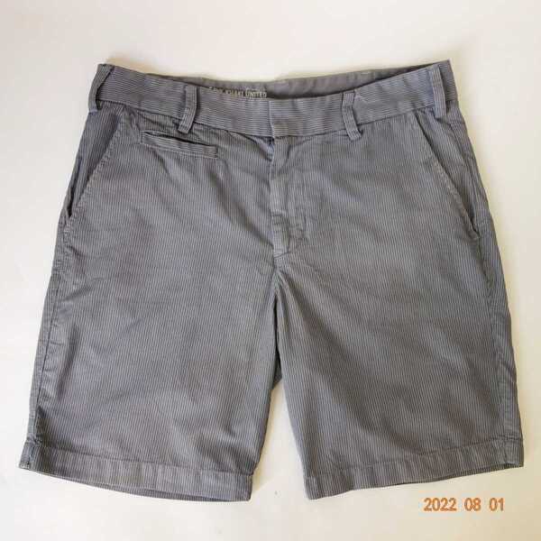 SAVE KHAKI UNITED セーブカーキユナイテッド グレーストライプ ショーツ ハーフパンツ 32 メンズ Made in USA