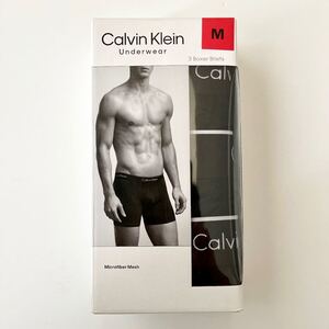 ボクサーパンツ カルバンクライン ボクサーブリーフ アンダーウェア カルバン・クライン 黒 Mサイズ 下着