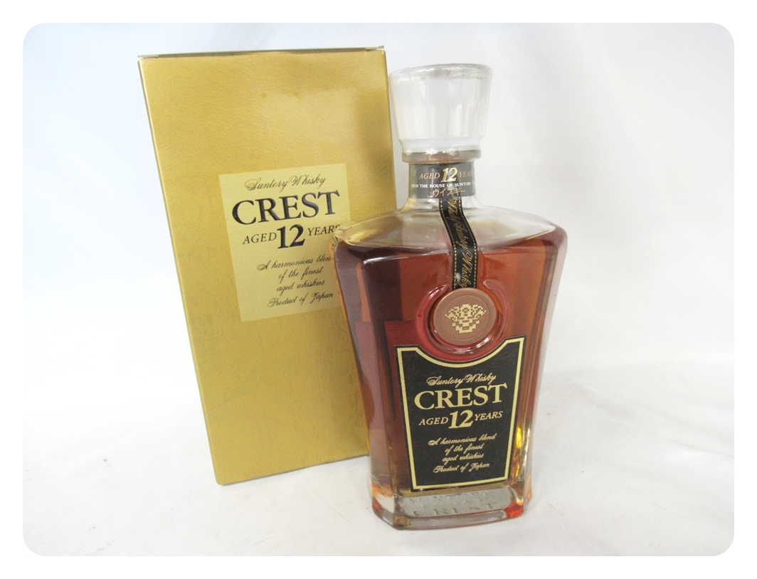 サントリー サントリー - mk様専用 CREST 12年 ウィスキー 箱入り未開