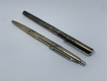 C2-427 PILOT パイロット 鶴 梅 シルバー SILVER ボールペン 計2点セット_画像1