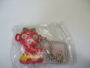 *0 Dakko-chan ball chain key holder seal .....( red color )0*