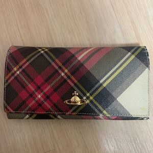 Vivienne Westwood 長財布 ヴィヴィアンウエストウッド 長財布レディース チェック柄