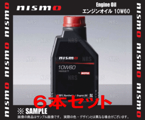 NISMO ニスモ エンジンオイル 10W60 RB26DETT 6L 1L ｘ 6本 6リッター (KL101-RN631-6S