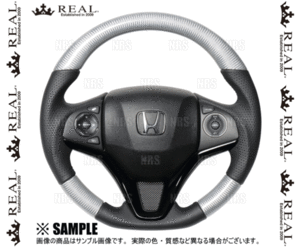 REAL レアル オリジナル (シルバーカーボン/ブラックユーロステッチ)　ヴェゼル　RU1/RU2　2013/12～ (HNA-SLC-BK