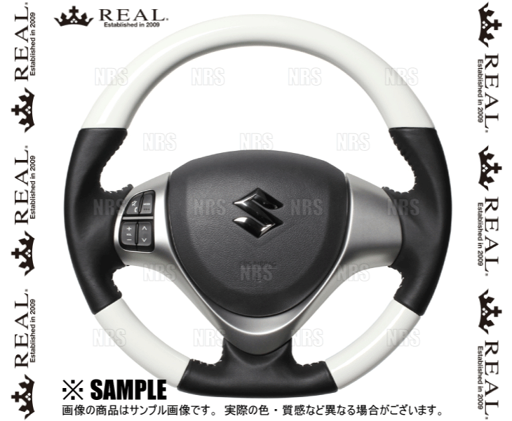 REAL レアル オリジナル (ホワイトカラー/ホワイトステッチ) ジムニー シエラ JB43W 2014/8～ (MR31-WHW-WH