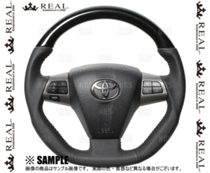 REAL レアル オリジナル (ブラックウッド/ブラックステッチ)　RAV4　ACA31W/ACA36W　2012/12～2016/8 (E20-BKW-BK