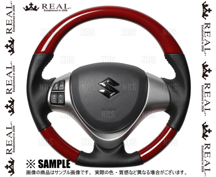 REAL レアル オリジナル (フェニックスレッド/ダークワインステッチ) ジムニー シエラ JB43W 2014/8~ (MR31-DRDW-DW