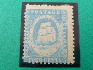 22L A N13 BR. gear na stamp 1853-59 year SC#11 4c repeated version unused OH * explanation field obligatory reading 