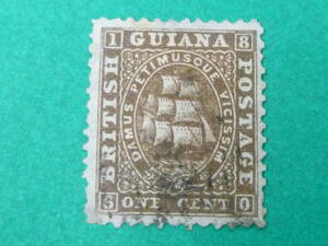 22L A N18 BR. gear na stamp 1862-65 year SC#23 8c used * explanation field obligatory reading 