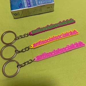 3個セット Anti Social Social Club キーチェーン ASSC アンチソーシャルソーシャルクラブ Supreme シュプリーム STUSSY USDM キーホルダー