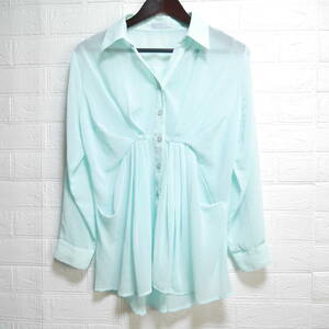 A471 * PROFILE | profile blouse tunic light blue used size 38