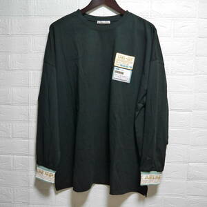 A483 * continuer de NICE CLAUP | Nice Claup long sleeve shirt black used size inscription none 