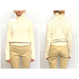 [ free shipping ]90s Polo by Ralph Lauren shawl color cotton sweater vintage old clothes American Casual 