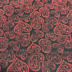 輸入生地 Mook Valentine Hearts 110×45