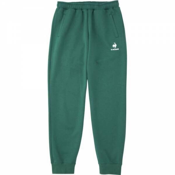 le coq sportif ルコックスポルティフ テニスウェア スエットロングパンツ グリーン緑 QMMSJG45 メンズM新品