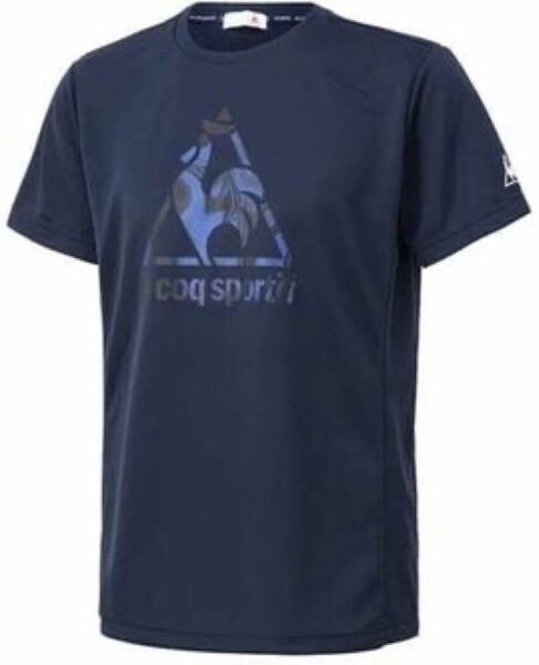 le coq sportif ルコックスポルティフ テニスウェア 半袖Tシャツ ネイビー QTMQJA10 メンズ ２サイズ 新品