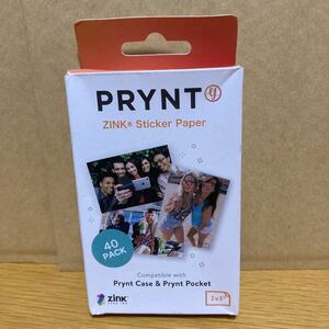 PRYNT POCKET( print pocket ) exclusive use print paper (40 sheets entering ) Zink photo paper photo sticker ①