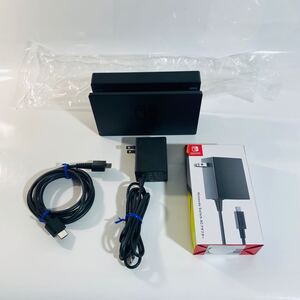 ニンテンドースイッチ 純正ドッグ ACアダプター HDMIケーブルセット