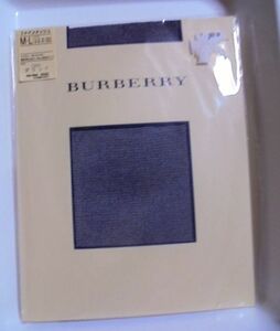  новый товар BURBERRY Burberry штраф сетка чулки M~L черный чёрный 