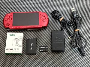 PSP3000 ラディアントレッド本体+ACアダプタ+メモリースティック4GB+バッテリー すぐ遊べます11