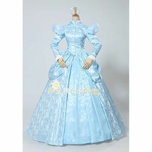 xd057ディズニー Cinderella シンデレラ プリンセス ワンピース ドレス ハロウィン イベント仮装 コスプレ衣装