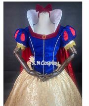 xd051ディズニー 白雪姫 白雪姫 プリンセス ワンピース ドレス ハロウィン イベント仮装 コスプレ衣装_画像1