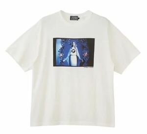 新品 ヒステリックグラマー HYSTERIC GLAMOUR マリア MARIA Tシャツ コムドットやまと着用同型別色モデル 今期最新作即 ホワイト 希少XL