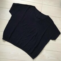 ★大きめサイズ★UNIQLO(ユニクロ) ドルマンニット/ネイビー/L_画像1