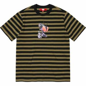 送料無料 L 黒 Supreme JUNYA WATANABE COMME des GARCONS MAN Stripe S/S Top Black シュプリーム ジュンヤワタナベ ボーダー Tシャツ 