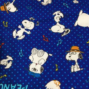 スヌーピー PEANUTS オックス生地 はぎれ キャラクター生地