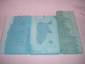 * high capacity Big size [3 piece Set] cooling agent keep cool pack ice pack cooler,air conditioner Box back box .Good!!!