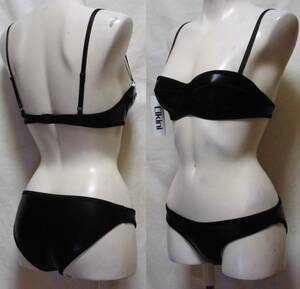 [ new goods unused ] swimsuit | bikini [ black :NeoPrene| Neo prune ] ( size :XS| under bust :65~75cm) wet suit. cloth 