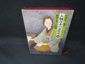 人物日本の女性史12　教育・文学への黎明　日焼け強シミ有/DCO