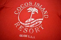 Y-4764★送料無料★COCOS ISLAND RESORT ココスアイランドリゾート★FRUIT OF THE LOOM 90s アメリカ USA製 ヴィンテージ 半袖 T-シャツ Ｌ_画像4